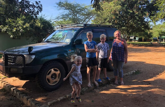 Family Car Travel Uganda